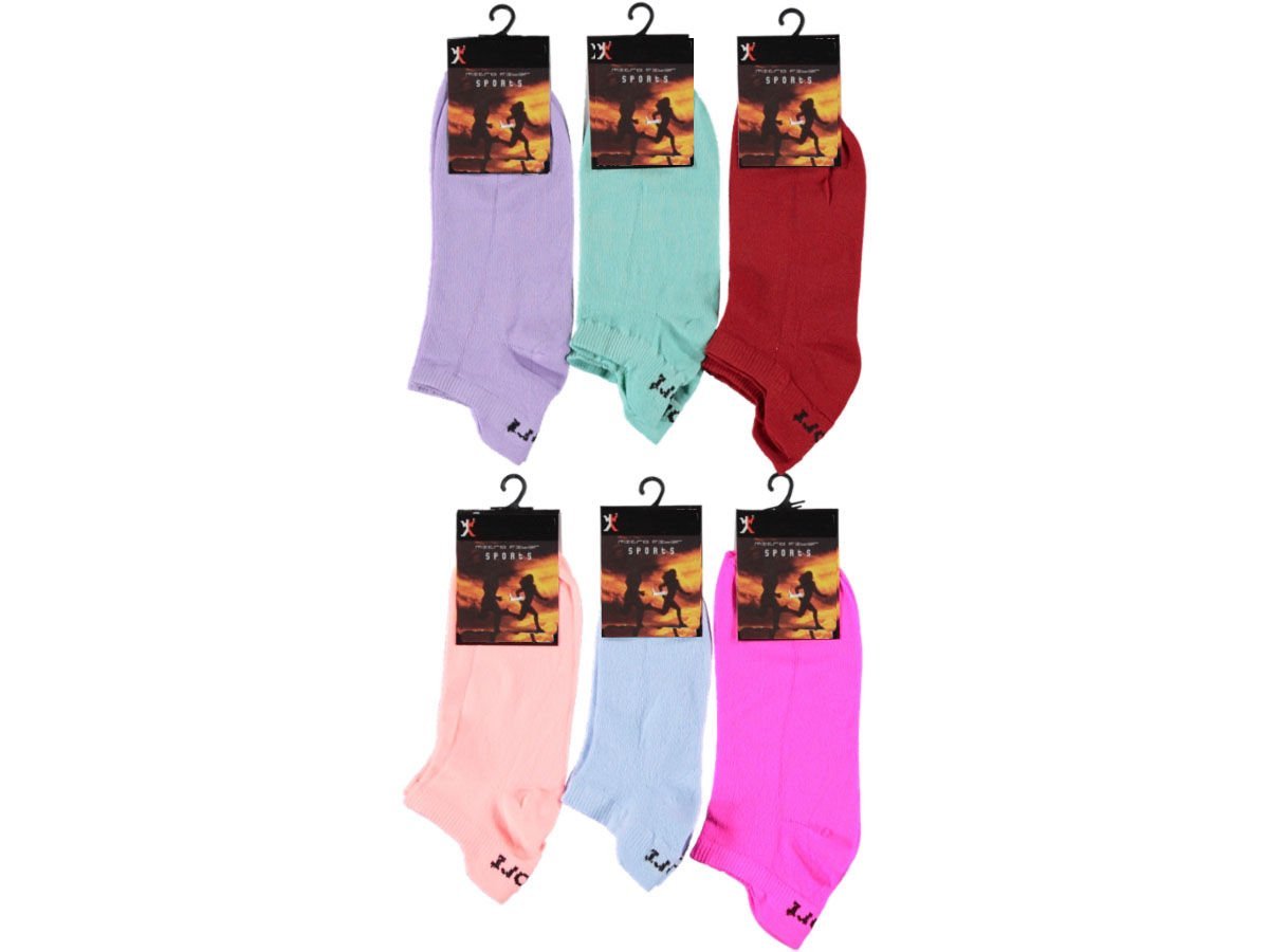 Kadın Micro Patik Çorap 12'li Paket