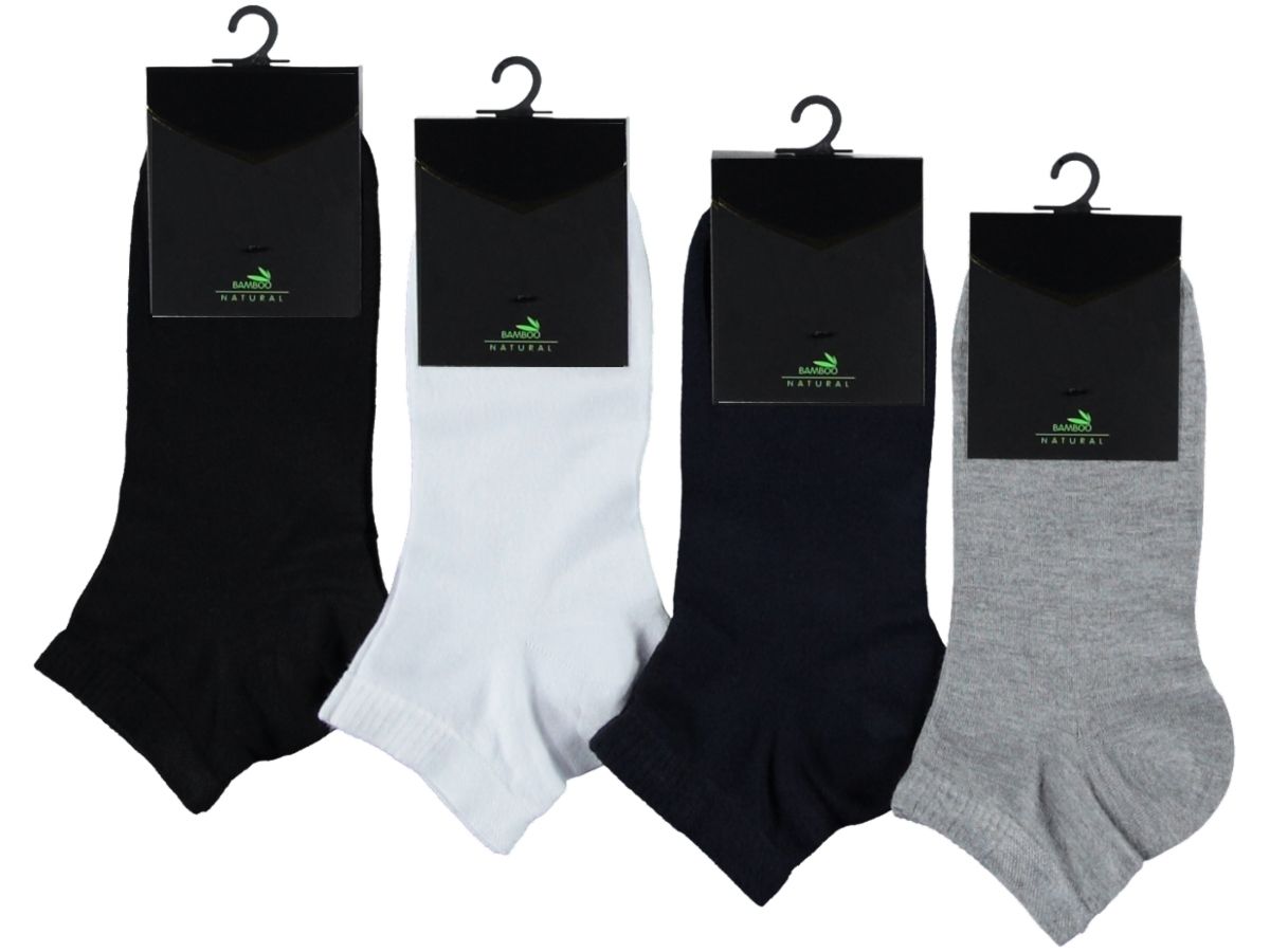Kaliteli Bambu Erkek Patik Çorap 12'li