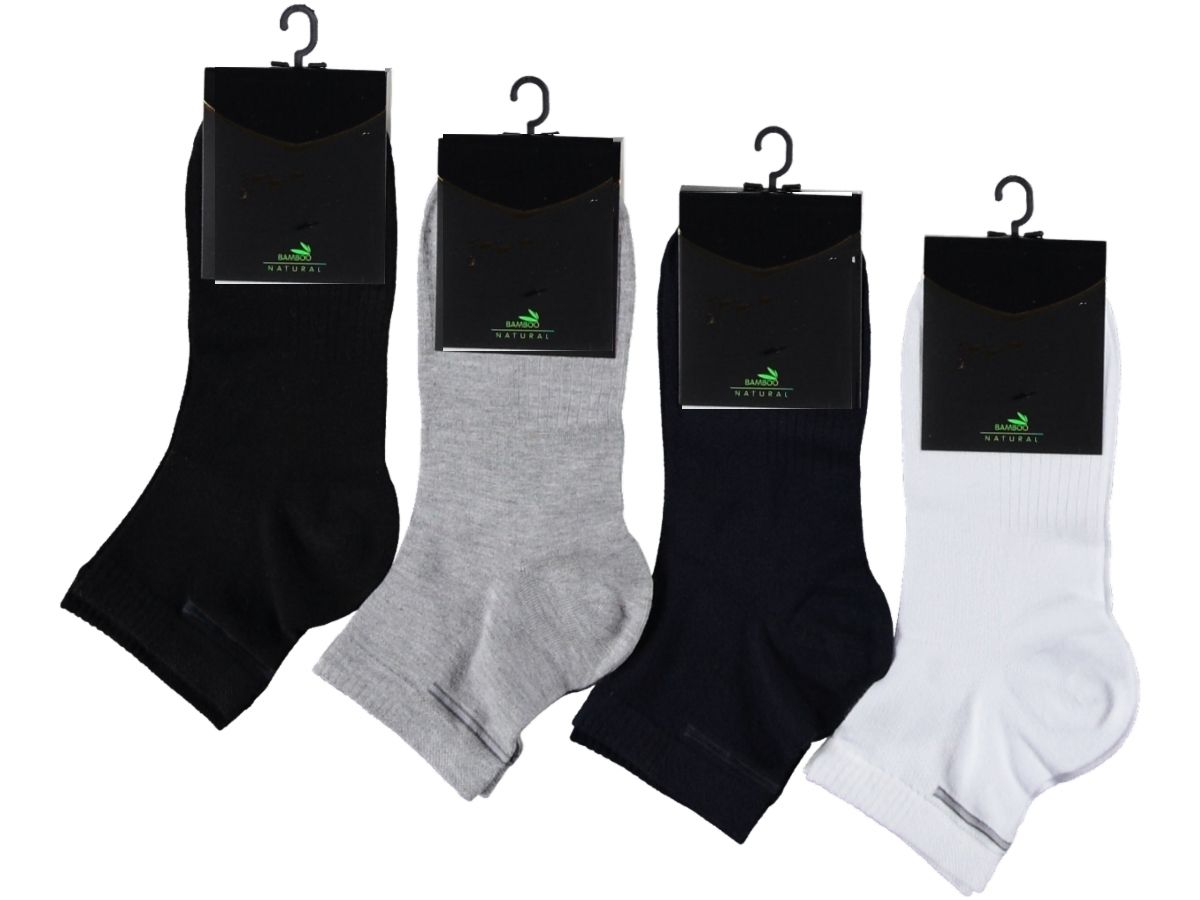 Kaliteli Erkek Bambu Konç Patik Çorap 12'li
