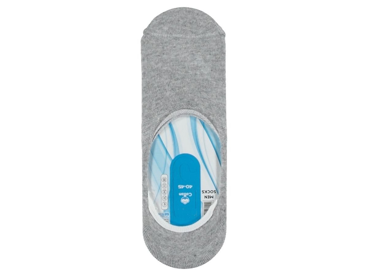 Süper Ekonomik Gri Renk Erkek Babet Çorap 12'li