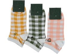 Nakışlı Kadın Patik Çorap 12'li Paket