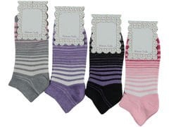 Ekonomik Kadın Likralı Patik Çorap 12'li Paket