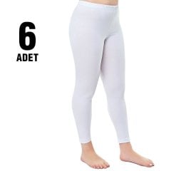 Tutku Bayan Uzun Düz Tayt 6'lı