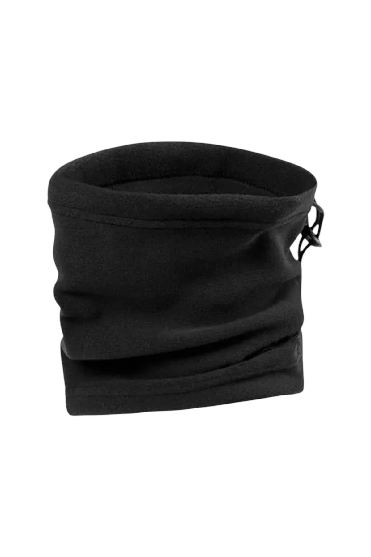 Unisex Kışlık Siyah Polar Ekonomik Boyunluk