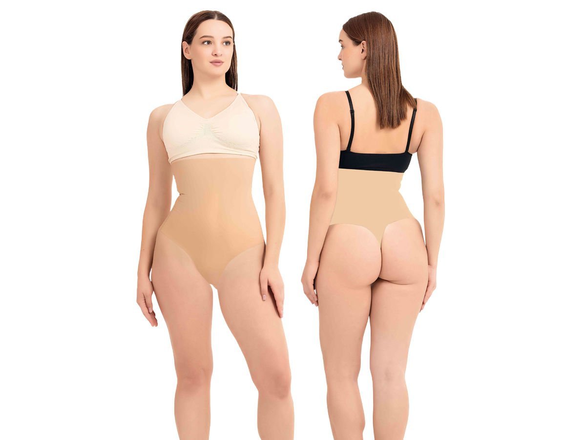 Kadın Lazer Kesim Yüksek Bel Tanga Korse