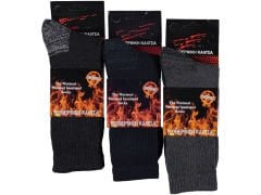 Erkek Dikişsiz Ahtapotlu Termal Havlu Soket Çorap 6 lı Paket