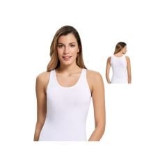 Kadın Penye Yumuşacık Kalın Askılı Atlet 6'lı Paket