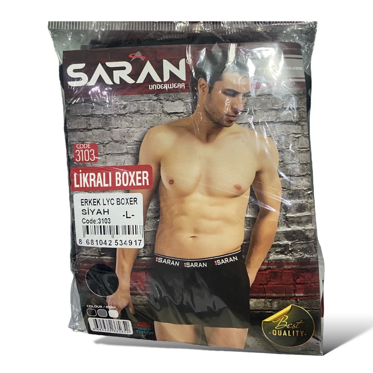 Erkek Likralı Kaliteli Boxer 6'lı